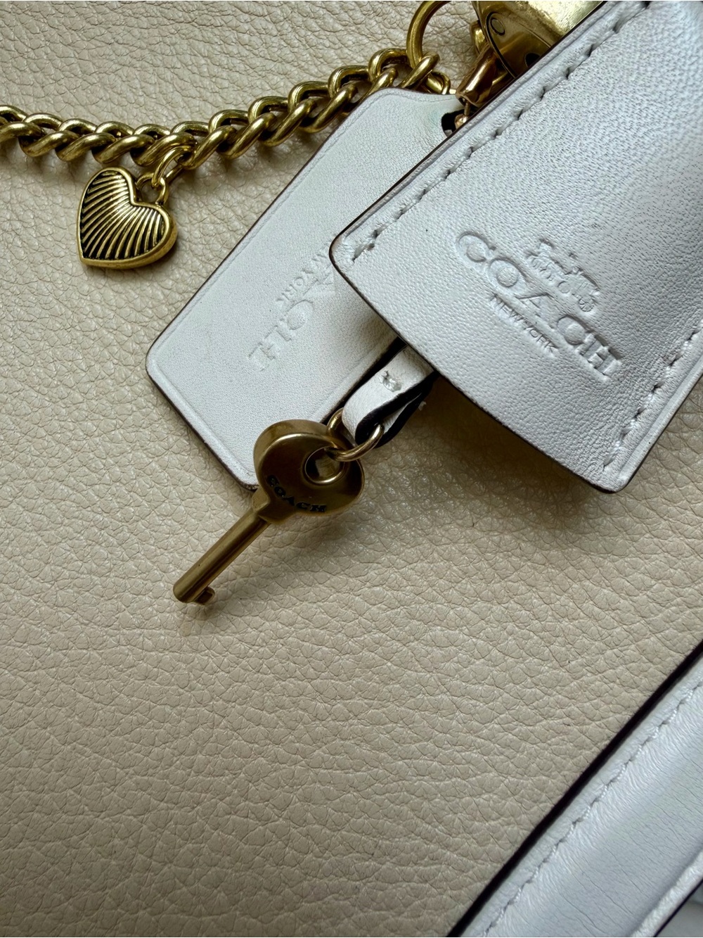 Coach Zoe Carryall bag with chain charm - Picture 8 of 15